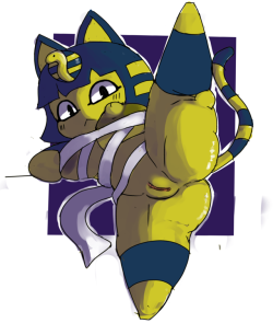 getting the obligatory lewd Ankha picture