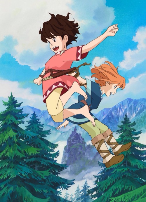 ghibli-collector:  Another image from forthcoming Studio Ghibli Anime TV series Ronia the Robber’s Daughter (Dir Goro Miyazaki) airs in Japan 11th October 2014.