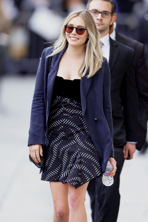 raisarocks: Elizabeth Olsen is seen at ‘Jimmy Kimmel Live'on March 21, 2016.