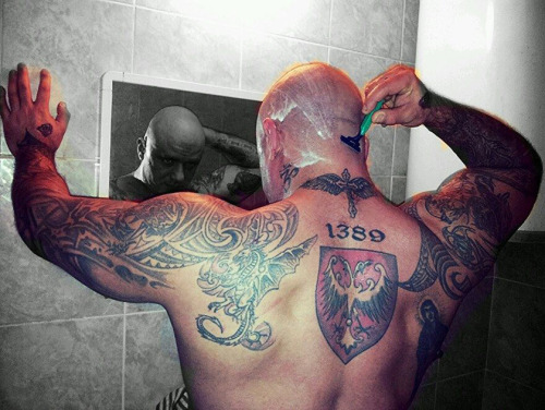 serbian-muscle-men:  Tattooed Serbian men