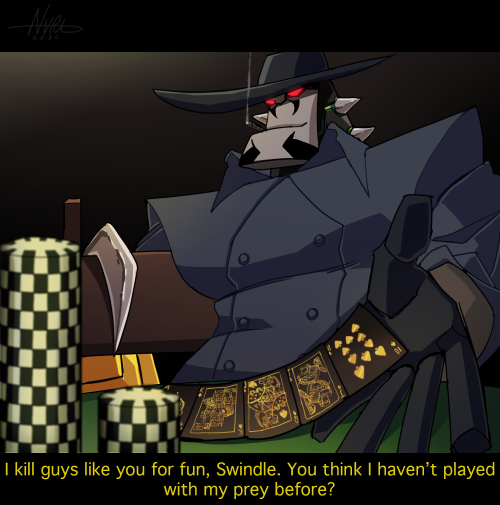 pastelpaperplanes:narichoeart:POKER FACE: COPS AND MOBS AU Swindle is known for his business prowess
