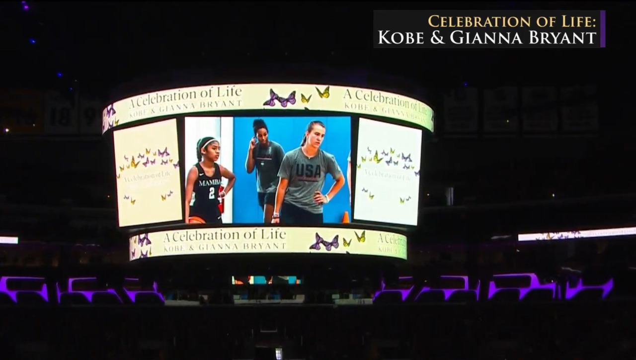 velocity829:Remembering Kobe and Giana Bryant today and the memorial was beautiful.