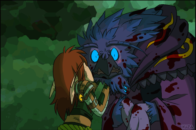 xuza:  Something of a continuation of this comic…! After he lost his amulet, Vronaak