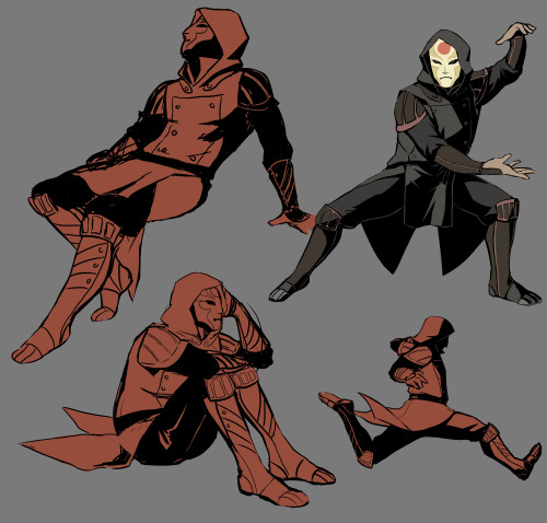 nidsol:I was doing figure drawing practice when suddenly everything turned into Amon??? 