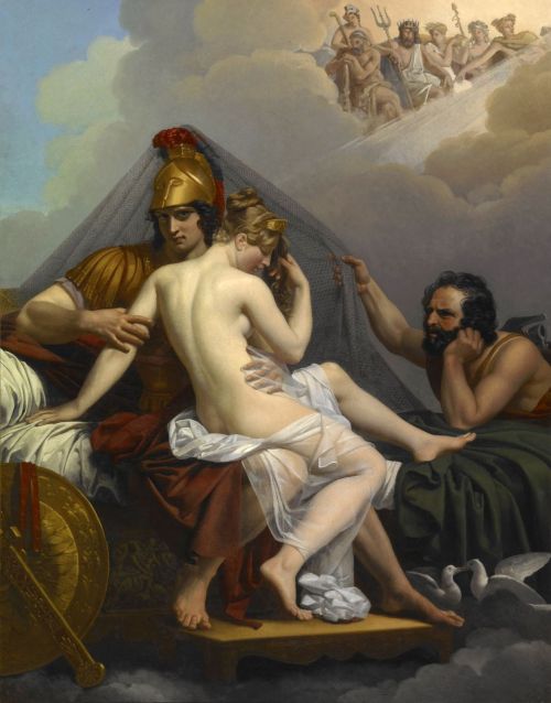 Mars and Venus Surprised by Vulcan, 1827, Alexandre Charles Guillemot