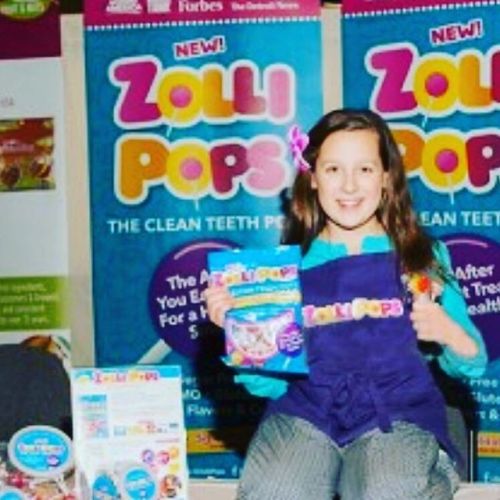 Alina Morse created a line of lollipops promoting healthy teeth for children. She came up with the l