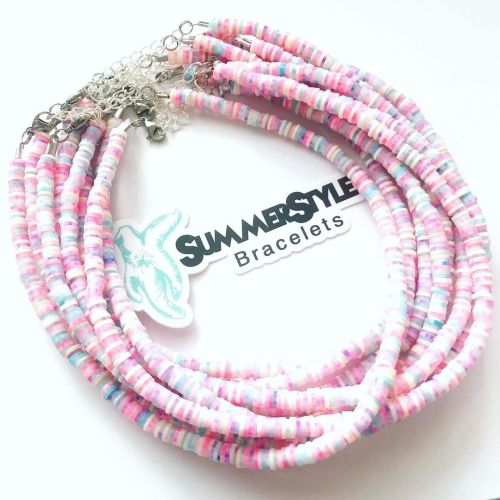These pastel cuties are back in stock! www.summerstylebracelets.etsy.com. . . . . #summerstylebrac