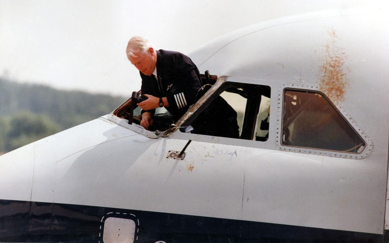 dark-haired-hamlet:dark-haired-hamlet:dark-haired-hamlet:I think about British Airways Flight 5390 a lotOKAY STRAP IN because this is one of the WILDEST stories in aviation history.In 1990, a British Airways BAC One-Eleven, captained by Tim Lancaster