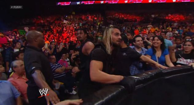 rileydibiaseambrose:  Mark Henry &amp; The Usos vs. The Shield: Raw, July 29,