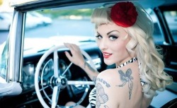 hotrod-girls:  Hotrod Pinup , check more