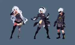 hrpixelart:   YoRHa  