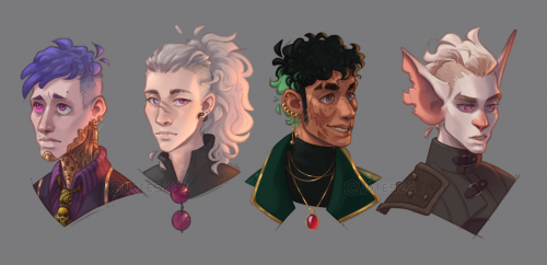 My friend’s Arcane OCs are so cool ;u; From left to right: Oswald ( @fyurama ), Glen ( @finding-the-