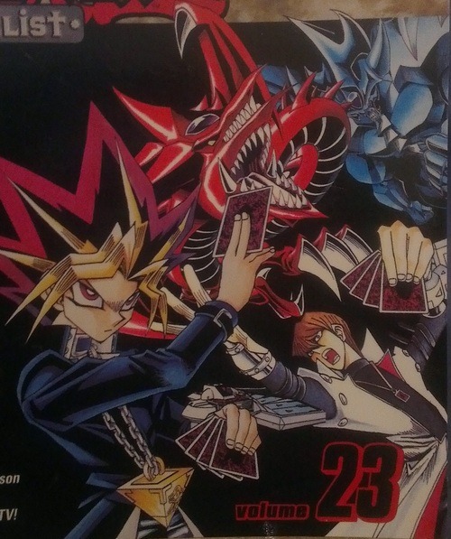 yugiohchildhood:  emlee-rio:  So I got some more YGO manga for the first time in…. idk, a few years. And one of my favourite things when I get new volumes is look at the art on the covers and such because those aren’t usually scanned in online chapters. 