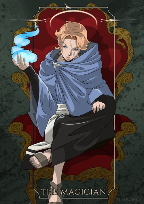 mistiqartsillustration: Sypha was a natural continuation to our beloved Trevor Tarot card, and Aluca