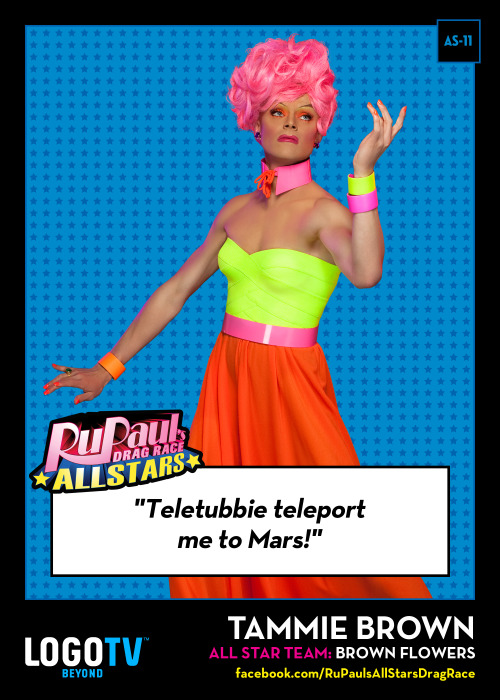 RuPaul’s Drag Race TRADING CARD THURSDAY AS-11: Tammie Brown!