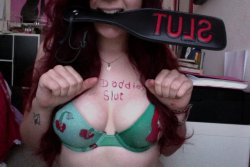 thekinky-littlemermaid:  Daddies slut =^.^= xoxoC 