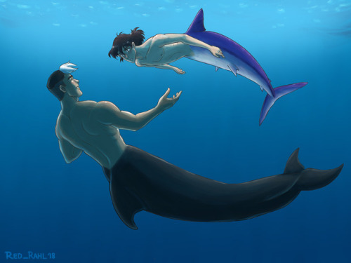 “Come on, Keith, let’s go for a swim.”In honor of MerMay, I did a Sheith.And okay,