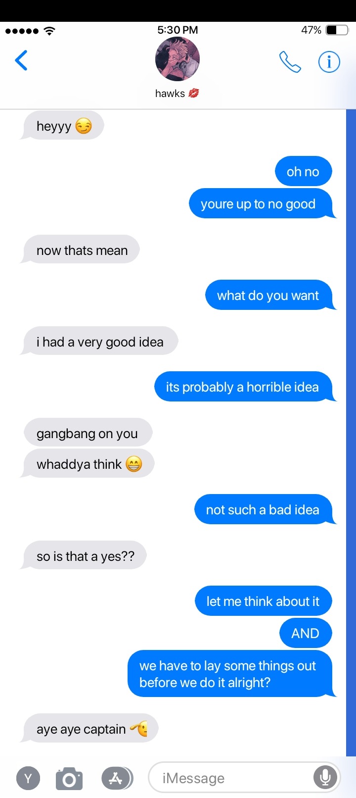 BESTIE YOU GOTTA GIVE US A PART TWO OF THEM ASKING OF A GANGBANG, WE NEED MORE CHARACTERS