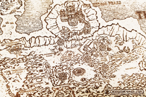  Possibly the biggest project I’ve ever worked on! This is a massive map of World of Warcraft as of 