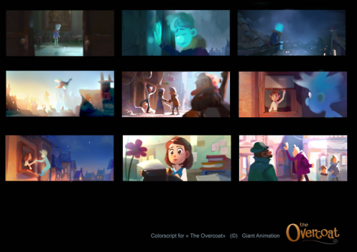 Last year I was asked to do a colorscript for a short film made by Giant Animation Studio, it was a 