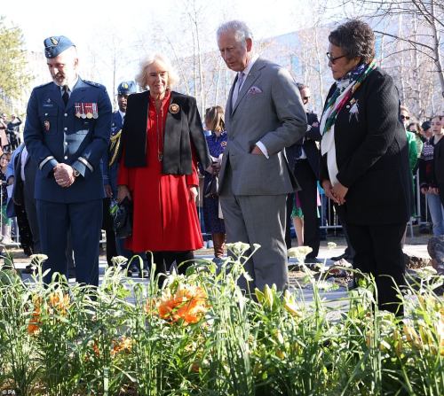 The Prince of Wales and The Duchess of Cornwall attend a Platinum Jubilee Ceremony at Ceremonial Cir