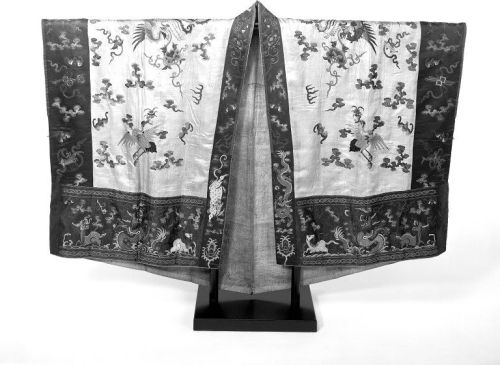 Daoist Robe of DescentChina18th-19th CenturyEmbroidered silk satin in coloured silk and gold threads