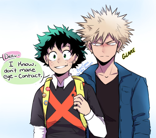 bamsara:tonight I give you: bkdk doodles I did during streamHonestly, Izuku would wear Dynamite merc