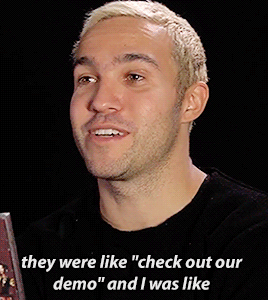 wasforcenturies-deactivated2016:  Pete Wentz on signing Panic! At The Disco 