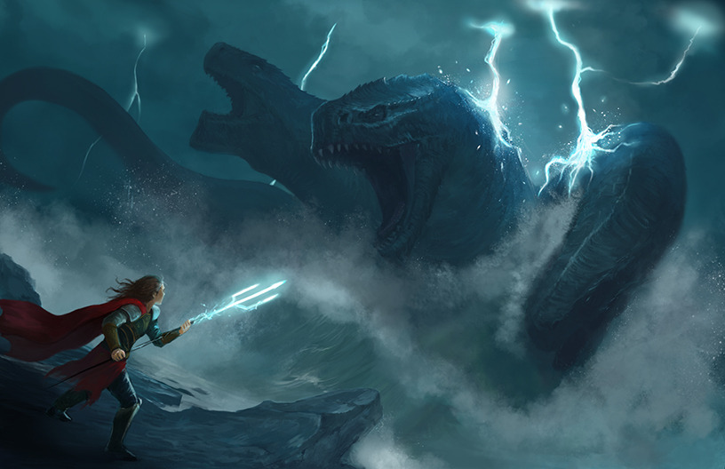 probably-unreliable on Tumblr: I hope that hydra kraken thing got a  write-up, 'cause that is one handsome beast.