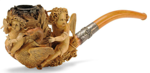 An antique meerschaum pipe originating from Austria, 19th century.