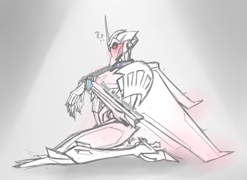 silent-mime:  Sooo I may have kind of accidentally doodled some seekers in collars based off of an rp I really fell in love with » I really have no excuse, It just kind of happened. Normally I don’t post anything remotely nsfw, because I’m still
