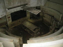 unexplained-events:The abandoned autopsy theater in the basement of New Orleans Charity Hospital