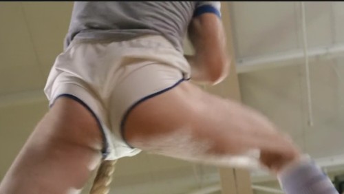 That gym teacher…oh, I’d love to have my face between those cheeks…