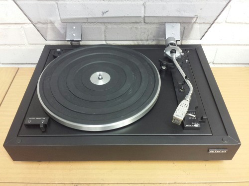 Hitachi PS-10 2-Speed Belt-Drive Stereo Turntable, 1975