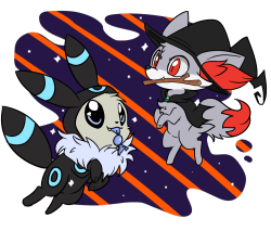 spooky-nightmares:  me and vron got our shinies