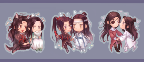 some mxtx charms I made for a giveaway on twitter for hitting 1k hahaha &hellip; not hosting one on 