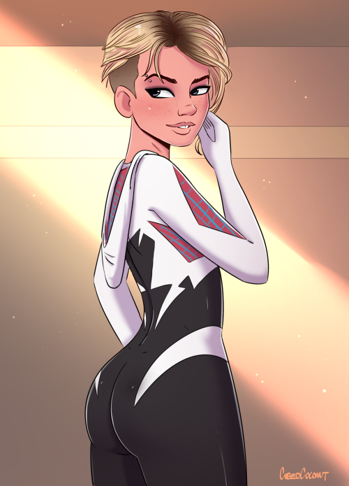 Spider-Gwen! Alt versions now on patreon,