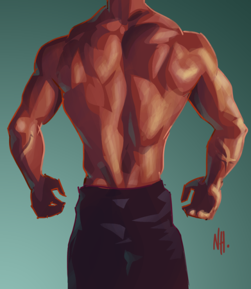 Beefcake Study no. 2back