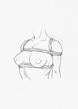 shibaribijutsu:Shibari 11 - Anticipation Ink on paper