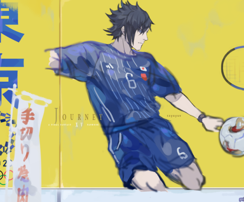 FFXV at Tokyo Olympics (from FFXV Fanbook &gt;Journey&lt;)still another year till 2020, but 