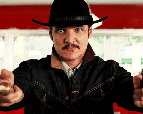 richardmaden:PEDRO PASCAL AS AGENT WHISKEY IN KINGSMAN: THE GOLDEN CIRCLE.