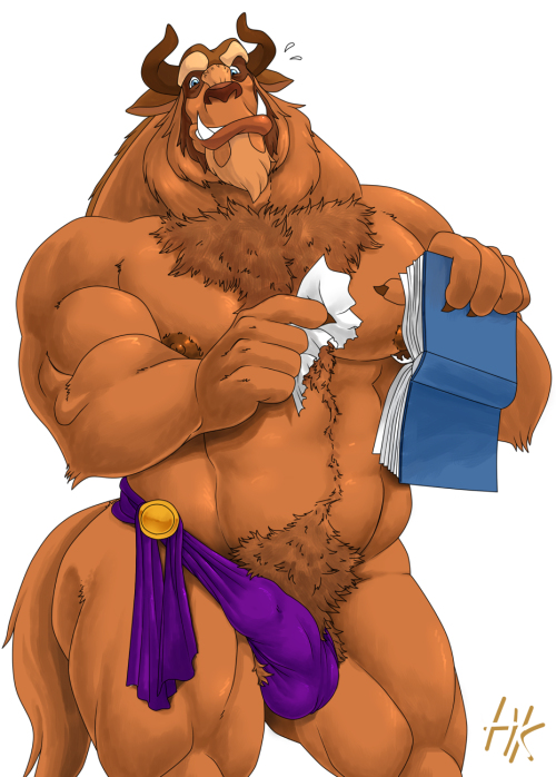 muscleclubeblog:  the beastHebi_Kun, dragonslash, wuffinarts, sarah-borrowsMmmmmmm. BeastGod I want to do so many dirty things with him