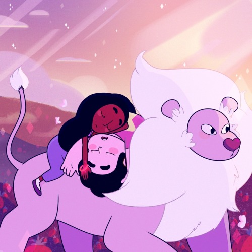 passionpeachy:Lion taking his sleepy cubs home after a long adventure for jangoharrison