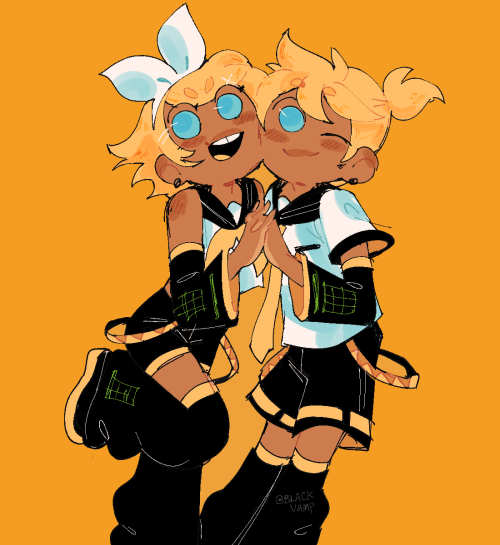 bl4ckvamp: HAPPY BIRTHDAY KAGAMINES!!!!