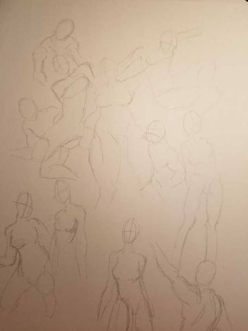 I've Been Looking Through A Bunch Of Different Artists And Need To Practice Making Less Stiff Bodies.