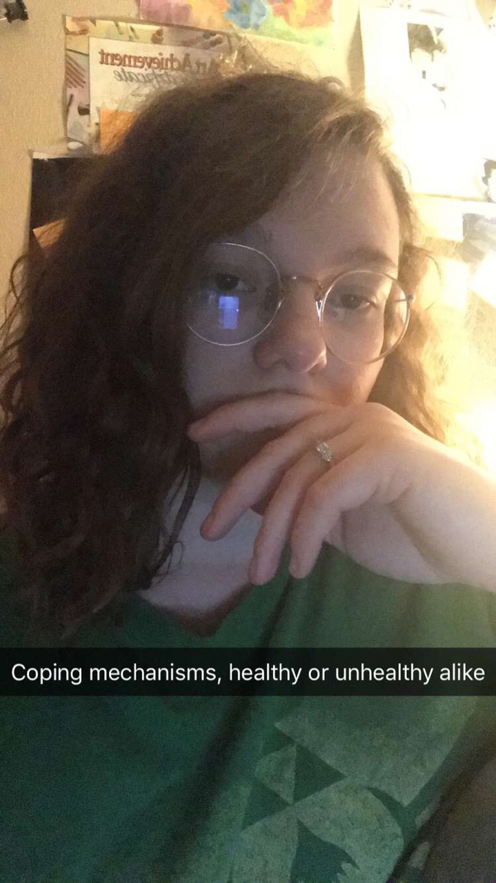 Snapchat chronicles from this nonbinary baby who’s almost always feeling too much.