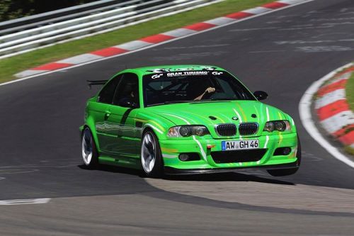 Coming in real hot for you, Monday… #13thletter #nurburgring #e46m3 #greenhell