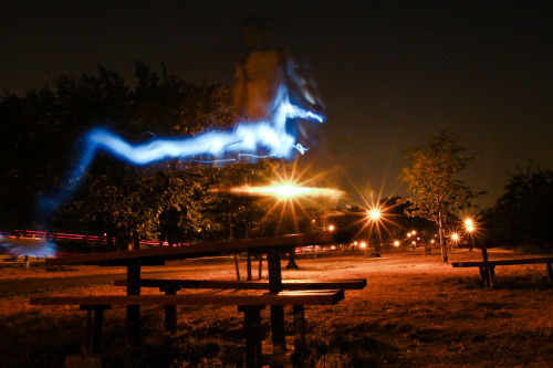 Light Art- light painting at night by TessaBeligue more on FLICKR