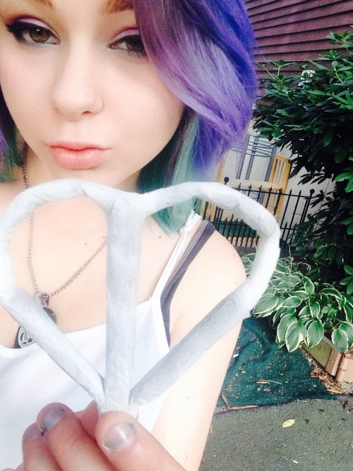 the-stoner-sage:  Can we just appreciate all of the colors my hair has been over the past year. 💜💖💙💚💕✨ 