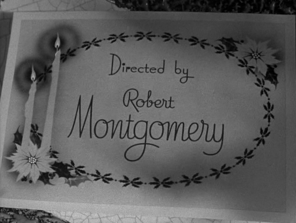 ozu-teapot:Lady in the Lake | Robert Montgomery | 1946